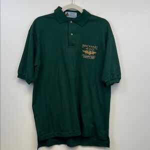 Midwest Embroidery Men's Vintage Brickyard 400 Polo Size M